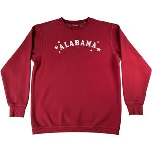 College Classics Alabama Crimson Tide sweatshirt womens M red corduroy cotton
